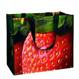 Custom Custom 145g Laminated Woven PP Tote Bag 16"x14"x9"