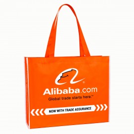 Custom Custom Full-Color Laminated Non-Woven Promotional Tote Bag 19.5"x15.5"x5"