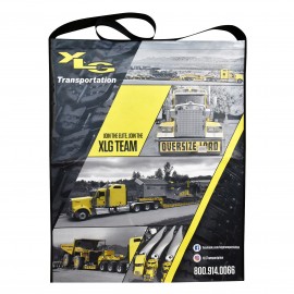 Promotional Full-Color Laminated Non-Woven Large Tradeshow Poster Bag 24"x30"x3"