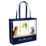 Custom Full-Color Laminated Non-Woven Promotional Tote Bag18"x16"x6" with Logo