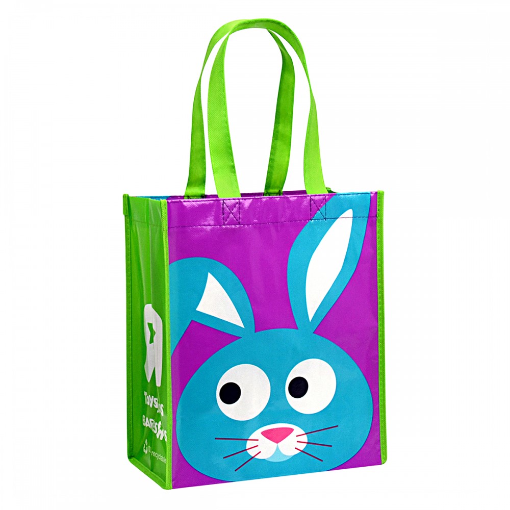 Custom 120g Laminated Non-Woven PP Tote Bag 10"x13"x6" with Logo