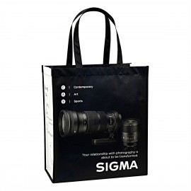 Custom 120g Laminated Non-Woven PP Tote Bag 14"x16"x6" with Logo