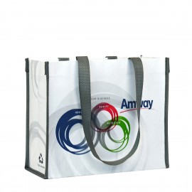  Custom 145g Laminated RPET Gift Bag 12"x10"x5"