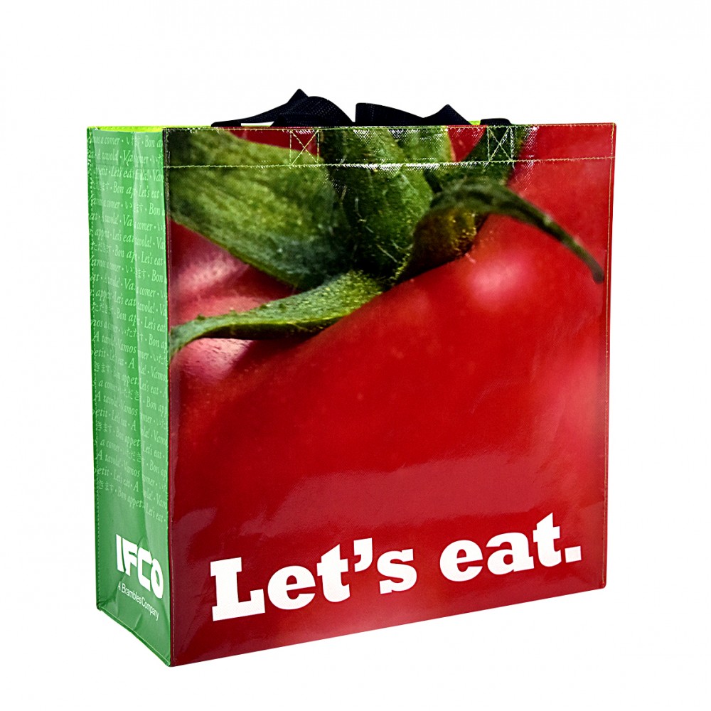 Promotional Custom Full-Color Laminated Non-Woven Promotional Tote Bag 15"x15"x6"