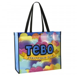 Logo Branded Custom 120g Laminated Non-Woven PP Tote Bag 16"x14"x6"  Logo Branded Custom 120g Laminated Non-Woven PP Tote Bag 16"x14"x6"