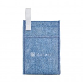 Customized Sami Lunch Cooler - Denim Flecks  Customized Sami Lunch Cooler - Denim Flecks