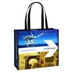 Promotional Custom 120g Laminated Non-Woven Promotional Tote Bag 16"x14"x6"