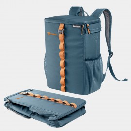 Promotional CleverMade 24 Can Lightweight Collapsible Backpack Cooler