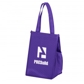 Logo Branded Insulated Non-Woven Lunch Tote w/ Insert (8"x7"x12") - Screen Print