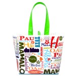 Custom 120g Laminated Non-Woven PP Tote Bag 20"x13"x8" with Logo