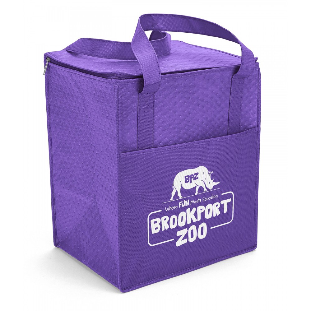 Personalized Therm-O Super Tote - Insulated Tote - Screen Print Personalized Therm-O Super Tote - Insulated Tote - Screen Print