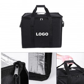 Eco-friendly Reusable 600D Polyester Lunch Delivery Bag with Logo