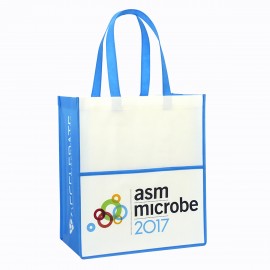 Promotional Custom 120g Laminated Non-Woven PP Tote Bag 13"x15"x8"