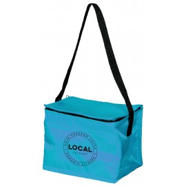 Promotional Polyester 6 Can Cooler - Heat Transfer (Colors)