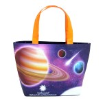 Custom Custom Full-Color Laminated Non-Woven Promotional Tote Bag 11"x8"x3"