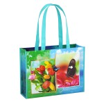 Promotional Custom Full-Color Laminated Non-Woven Promotional Tote Bag 15"x 11.5"x 5"