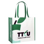 Custom 140g Laminated Non-Woven PP Tote Bag 16"x14"x6" with Logo
