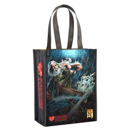 Promotional Custom Full-Color Laminated Non-Woven Promotional Tote Bag10"x13"x6"