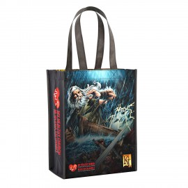 Promotional Custom Full-Color Laminated Non-Woven Promotional Tote Bag10"x13"x6"  Promotional Custom Full-Color Laminated Non-Woven Promotional Tote Bag10"x13"x6"