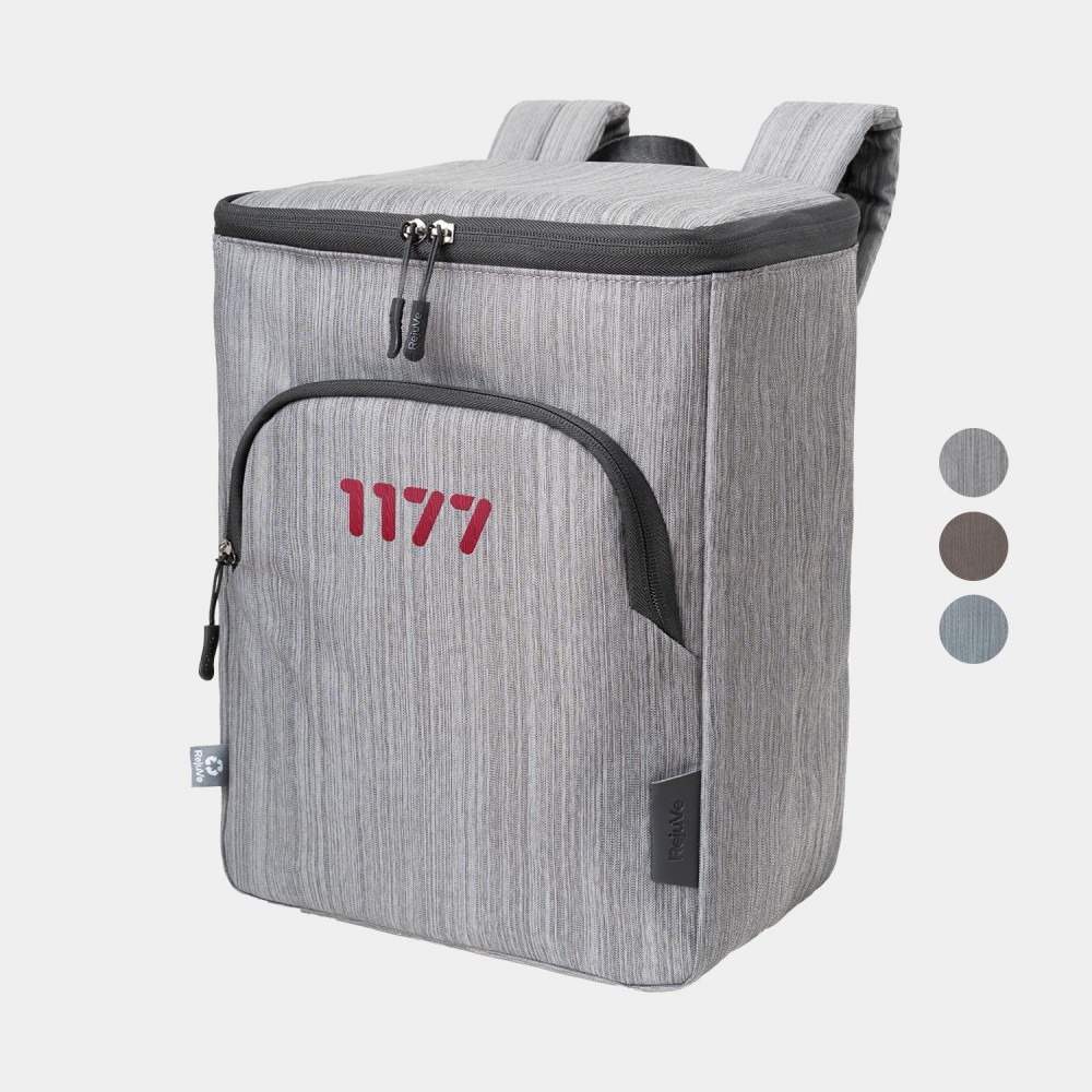 Custom RejuVe METRO Recycled Heather Lunch Cooler Bag