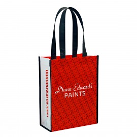 Custom Full-Color Laminated Non-Woven Promotional Tote Bag 9"x12"x4.5" with Logo  Custom Full-Color Laminated Non-Woven Promotional Tote Bag 9"x12"x4.5" with Logo