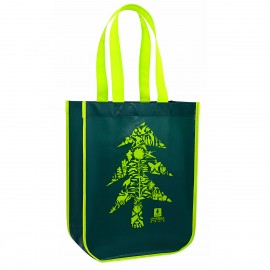 Custom Round Cornered Lululemon Style Laminated Promotional Gift Bag 9"x12"x4.5"  Custom Round Cornered Lululemon Style Laminated Promotional Gift Bag 9"x12"x4.5"