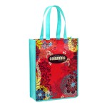 Logo Branded Custom Full-Color Laminated Non-Woven Promotional Tote Bag11"x14"x4"