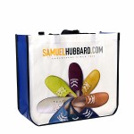 Custom Laminated Non-Woven Round Cornered Shopping Bag 16"x14.5"x6" with Logo