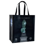 Custom 145g Laminated RPET (recycled from plastic bottles)Tote Bag  14"x16"x8"