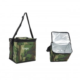 Customized Camouflage Lunch Cooler Bag with Adjustable Strap