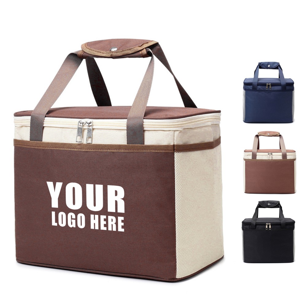 Square Lunch Tote Insulated with Logo
