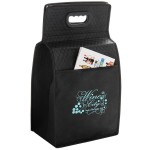 Promotional 7.5"x7"x19.5" Insulated Wine Tote Bag - 6 Bottle Non-Woven Tote