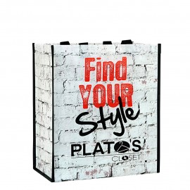 Custom 120g Laminated Non-Woven PP Tote Bag 13"x15"x8" with Logo  Custom 120g Laminated Non-Woven PP Tote Bag 13"x15"x8" with Logo