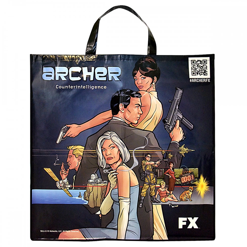 Logo Branded Full-Color Laminated Non-Woven Large Tradeshow Poster Bag 36"x36"x5"" Logo Branded Full-Color Laminated Non-Woven Large Tradeshow Poster Bag 36"x36"x5""
