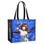 Custom Full-Color Laminated Non-Woven Promotional Library Tote 15"x13"x8" with Logo