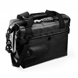 Logo Branded 12-Can Bison USA-Made SoftPak Cooler Bag (13" x 8" x 11")