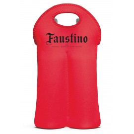 2-Bottle Neoprene Insulating Tote with Logo