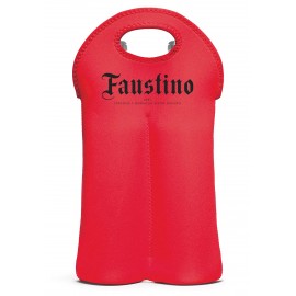 Customized 2-Bottle Neoprene Insulating Tote