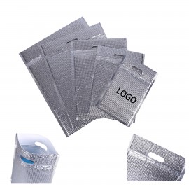Personalized Insulated Easy Zip Lock Resealable Aluminum Bag lunch cooler bag with holder  Personalized Insulated Easy Zip Lock Resealable Aluminum Bag lunch cooler bag with holder