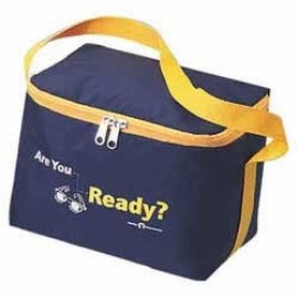 200 Denier Nylon 6 Pack Cooler Bag with Logo  200 Denier Nylon 6 Pack Cooler Bag with Logo