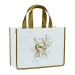 Custom 200g Laminated Non-Woven Quilted Tote Bag 13"x10"x5" with Logo