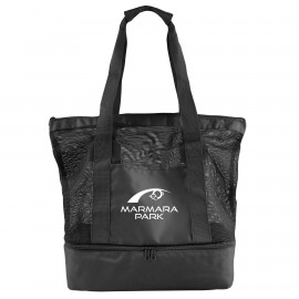 Custom RPET Mesh Beach Cooler Tote