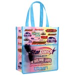Custom 120g Laminated Non-Woven PP Tote Bag 13"x15"x8" with Logo