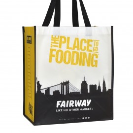 Custom Custom 120g Laminated Non-Woven PP Tote Bag 13"x15"x8"