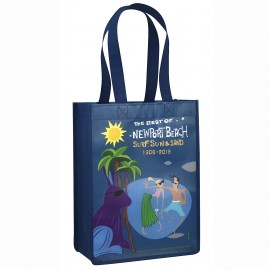 Custom Full-Color Laminated Non-Woven Promotional Tote Bag 9"x12"x4.5" with Logo  Custom Full-Color Laminated Non-Woven Promotional Tote Bag 9"x12"x4.5" with Logo