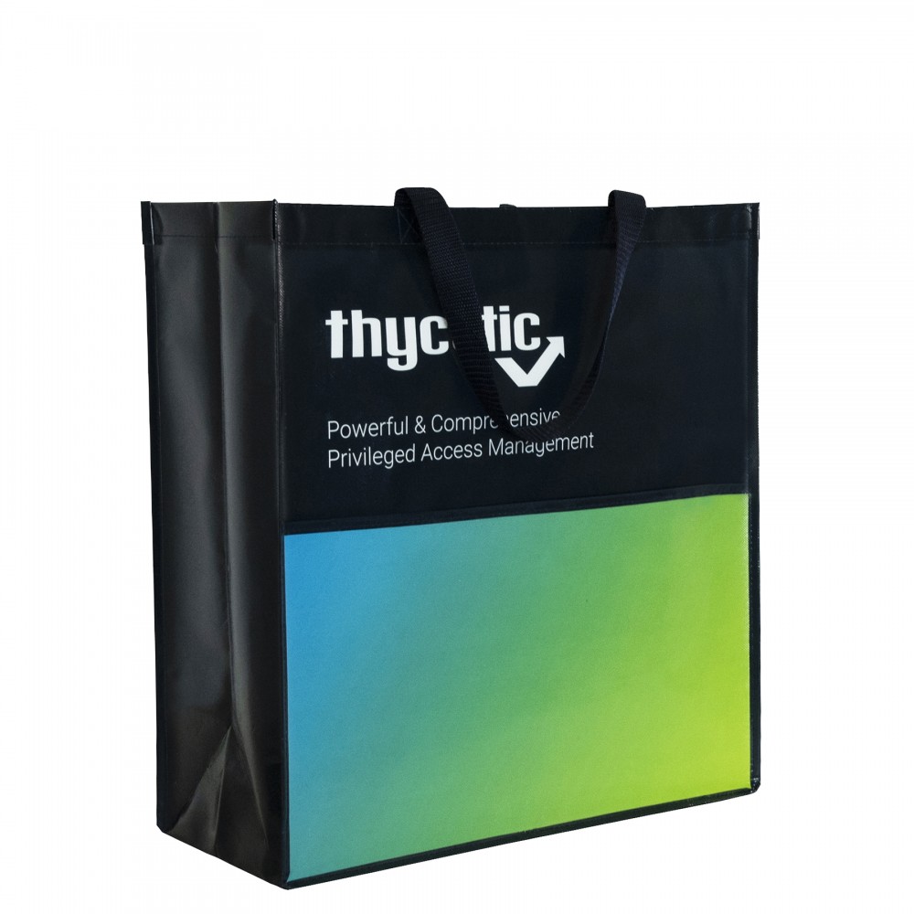 Personalized Custom Full-Color Laminated Non-Woven Promotional Tote Bag17.5"x19"x8"