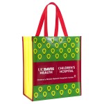 Customized Custom 135g Laminated Non-Woven Artistic Tote Bag 13x15x8