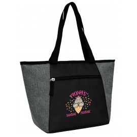 Logo Branded Cooler Lunch Tote - Full Color Transfer (15" x 9.5" x 5.75")