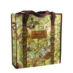 Promotional Custom Full-color Laminated Non-Woven Zipper Tote Bag14"x15"x5"