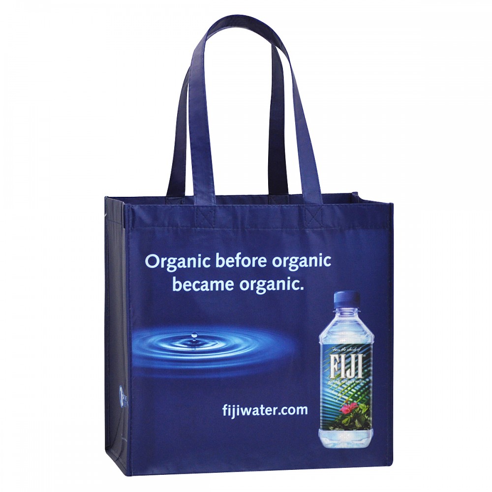  Custom Full-Color Printed 145g Laminated RPET (from plastic bottles)Tote BagÂ Â 12.5"x13.5"x8.5"